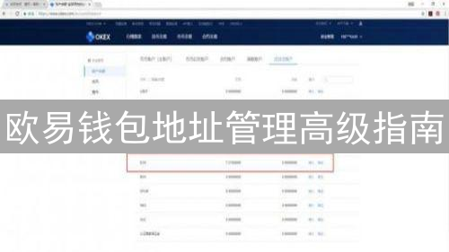 欧易钱包地址管理高级指南：玩转加密资产，安全高效掌控