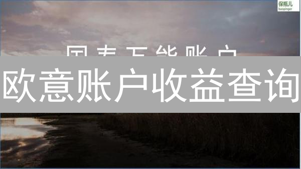 欧意账户收益查询：多维度解析资产增长之路