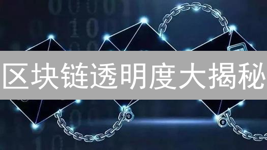 区块链透明度大揭秘：保障权益，打击非法，还是隐私噩梦？