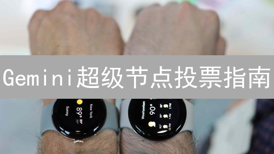 Gemini超级节点投票指南：影响网络，赢取激励！