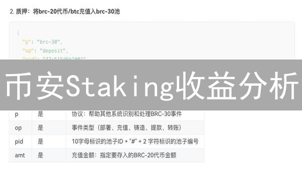 币安Staking收益分析：特点、风险与投资策略详解