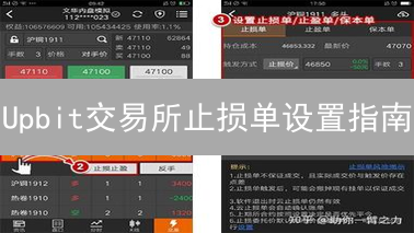 Upbit交易所止损单设置指南：控制加密货币交易风险